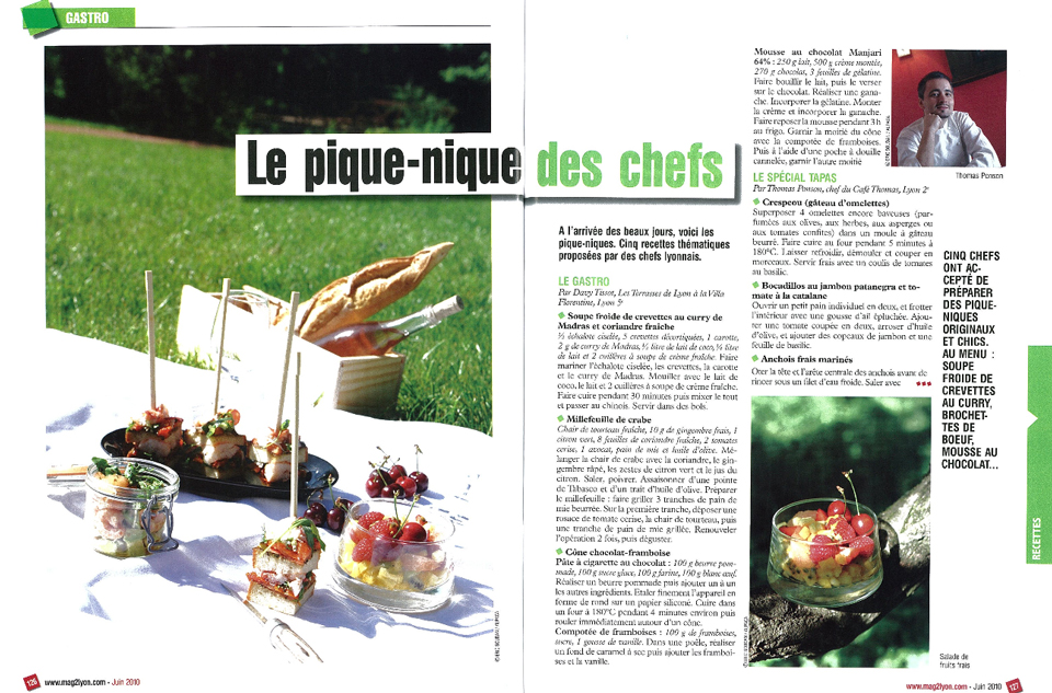 Pique niques des chefs....