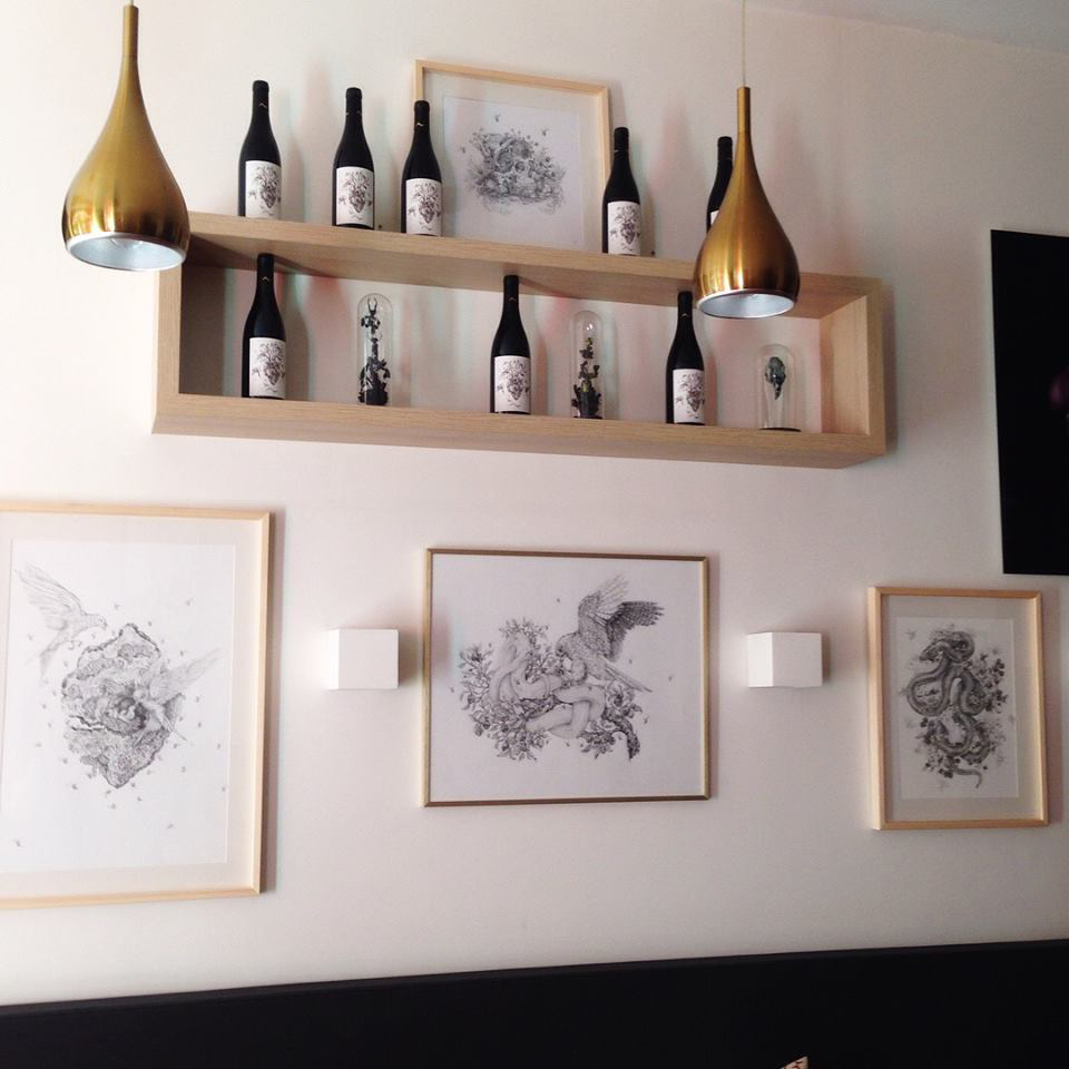 Exposition Claire LEBEAU chez Thomas restaurant - 