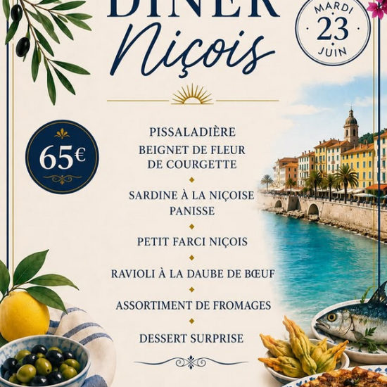 Restaurant Thomas Lyon 2 - Diner Nicois le 23 juin 2026